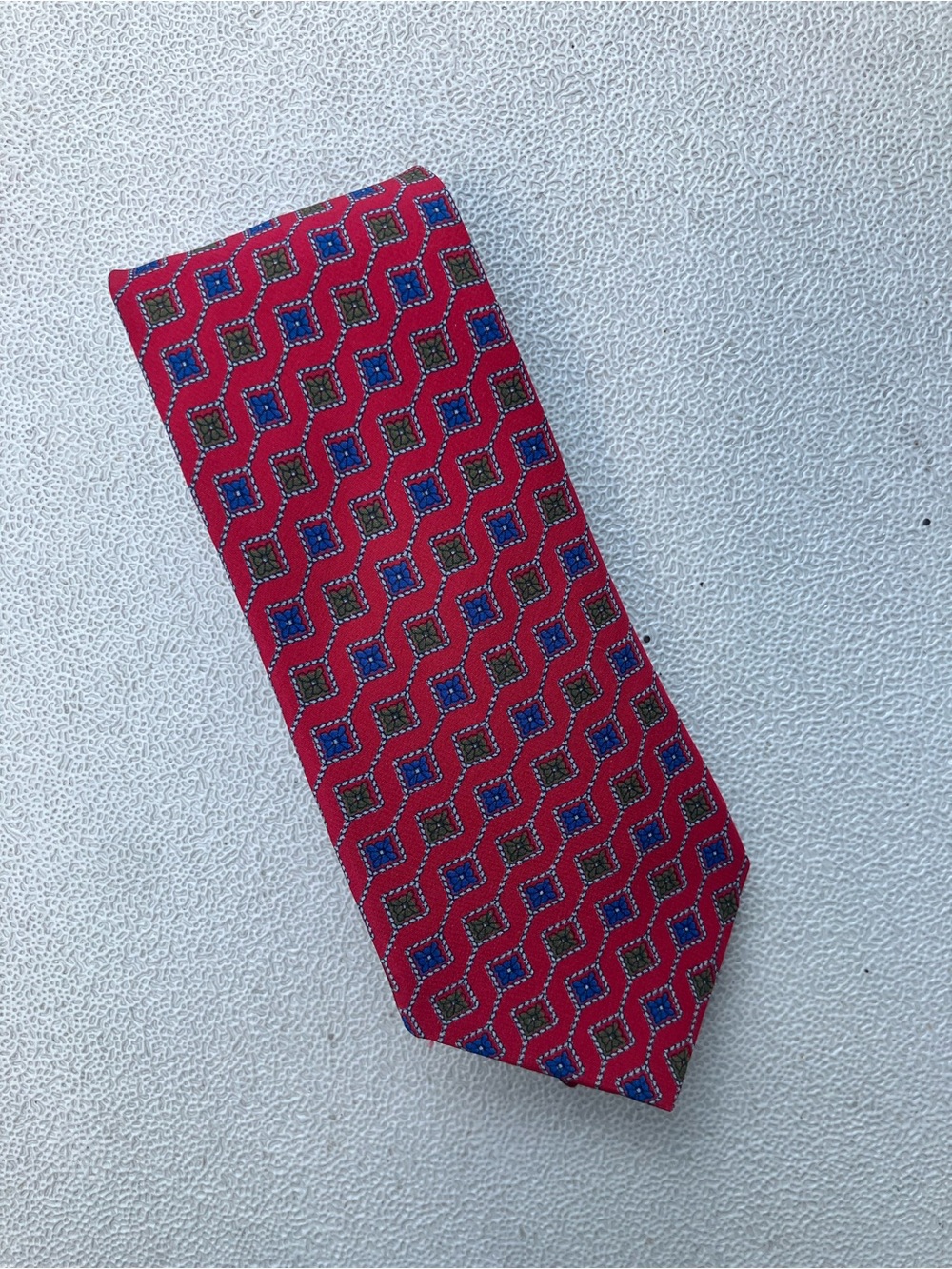 LANVIN silk tie
